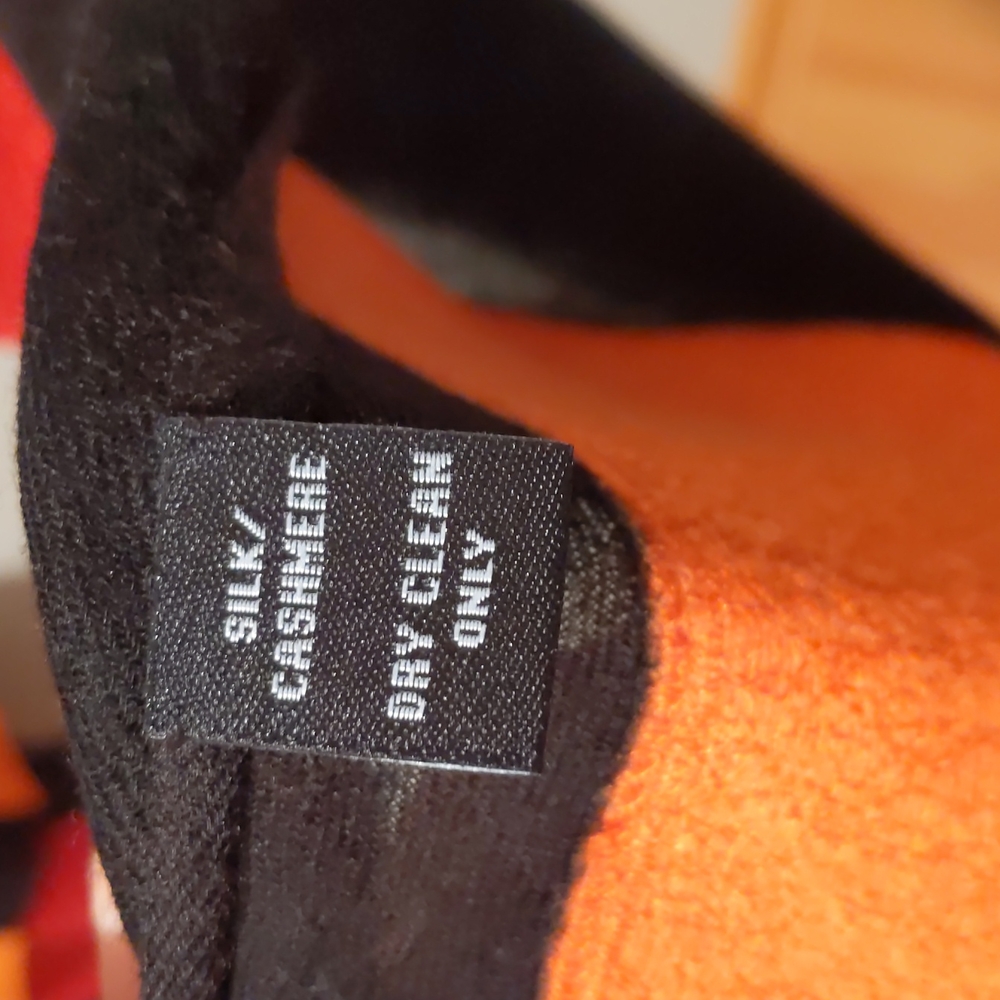 Jim Thompson silk and cashmere statement wrap - sale price drop! - Picture 3 of 5
